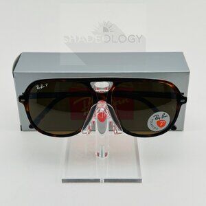 Ray-Ban RB2198 902/57 Bill Polarized Brown Classic B-15 Aviator Unisex Sunglass